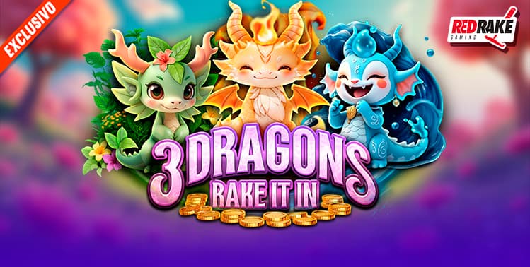 Juego exclusivo 3 Dragons Rake it in